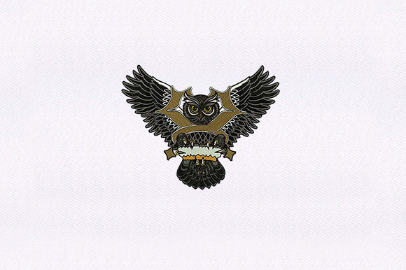 Balinese Owl: A Seasonal Embroidery Gem