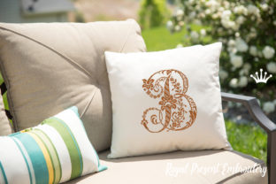 Cross-Stitch Capital Letter B
