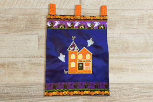 Halloween Haunted House Applique