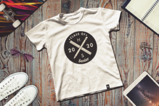 Hipster Logo Grad Class of 2020 Applique