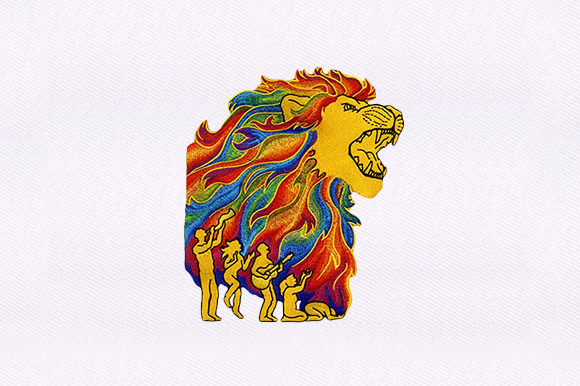 Lion with Groupies: A Brand-Ready Embroidery Review