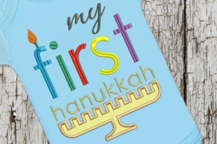 My First Hanukkah Applique