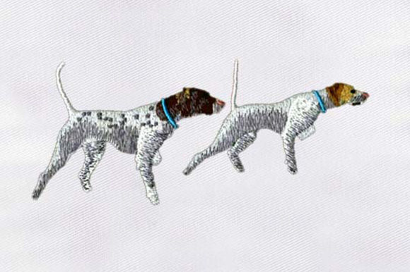 Racing Dogs Embroidery