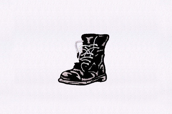 Unlaced Combat Boots