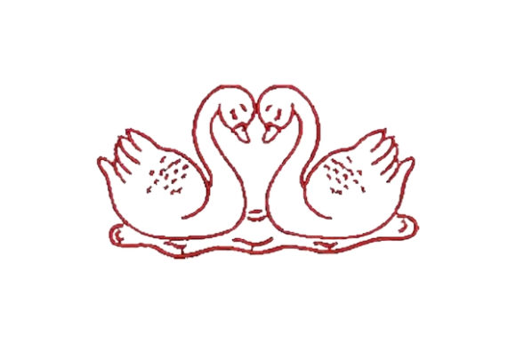Victorian Valentine Outline Two