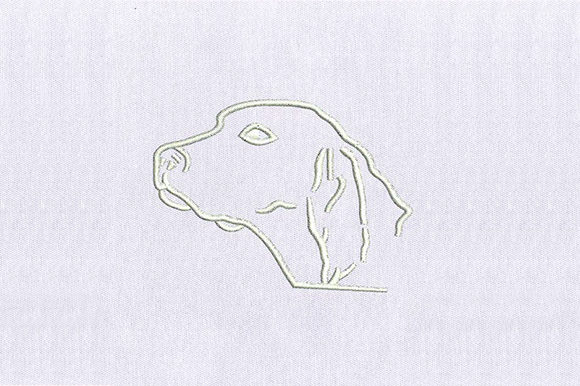 White Dog Face